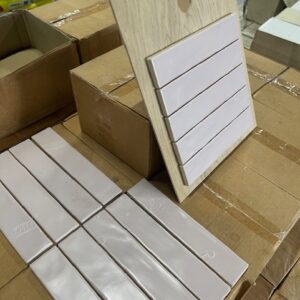 Wandtegel 5x25 Roze